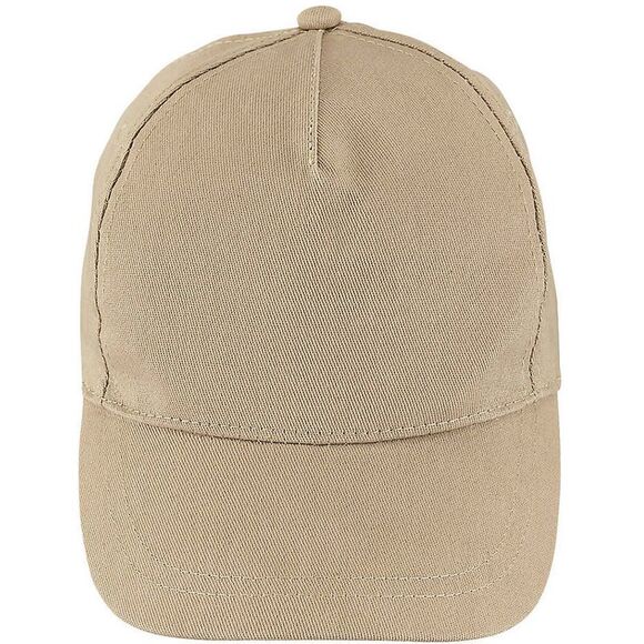 SOLS Unisex Buzz 5 Panel Baseball Cap / Sand - Picture 3 of 5